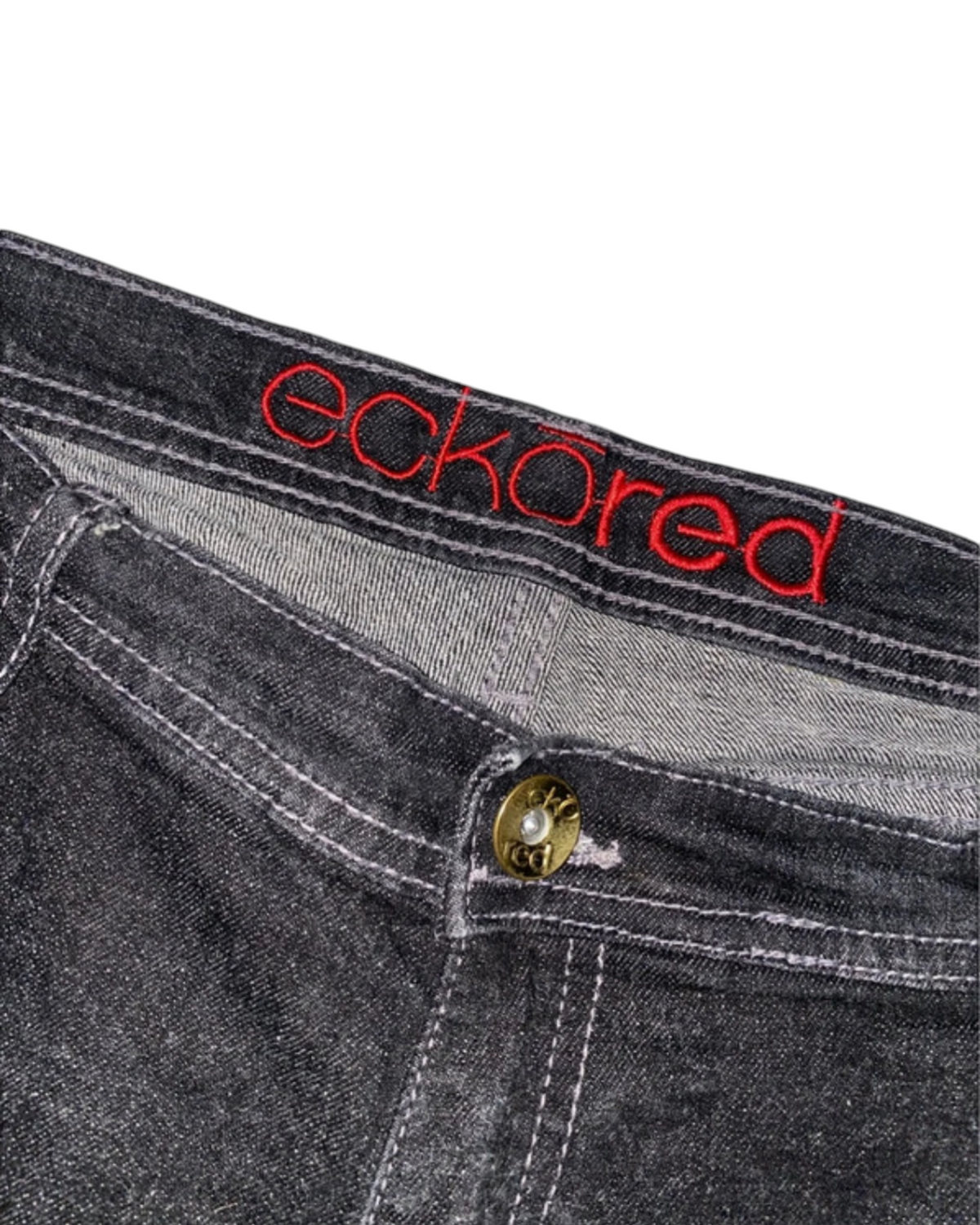 Ecko Red Vintage Womens 2000s Skinny Jeans y2k *44*