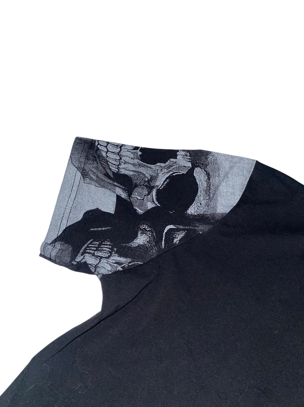 Flex Style 2010s Skull T-Shirt Tribal Gothic y2k Slim fit *M*